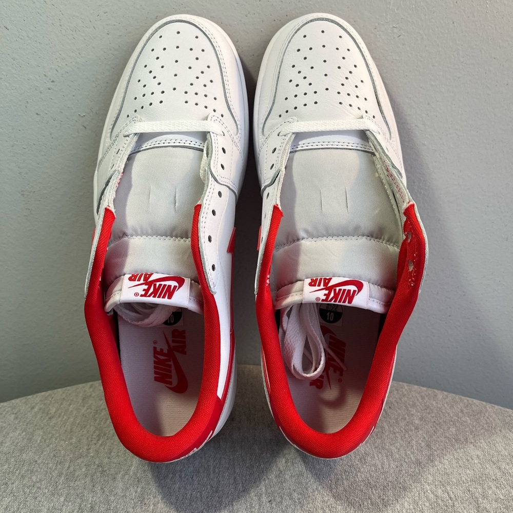 Nike Air Jordan 1 Retro OG Low University Red Men’s Shoe Size 10 CZ0709-161 - Picture 8 of 11